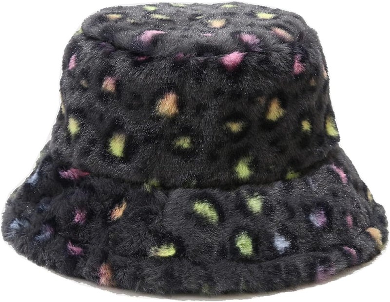 Women's Winter Faux Fur Fuzzy Warm Bucket Hat